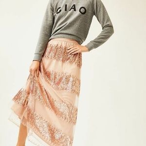 Revelry Maxi Tulle Skirt Anthropologie Eva Franco